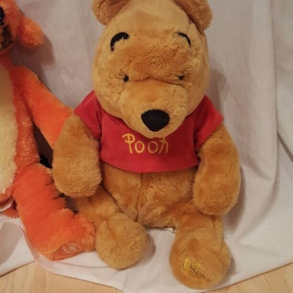 Disney Winnie the Pooh 12" and Tigger 17:‎ LN Condition Stuffed Animals - Picture 4 of 4